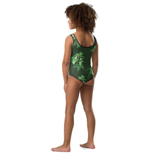 Load image into Gallery viewer, Girl's All-Over Print Kids Swimsuit