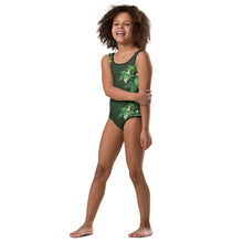 Load image into Gallery viewer, Girl's All-Over Print Kids Swimsuit