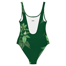 Load image into Gallery viewer, Women's Green One-Piece Swimsuit