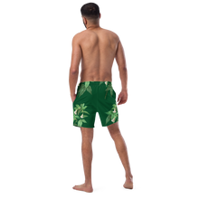 Load image into Gallery viewer, Men's Green Swim Trunks