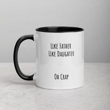 Load image into Gallery viewer, Like Daughter Father’s Day Mug with Color Inside