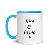 Load image into Gallery viewer, Rise & Grind Mug with Color Inside
