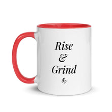 Load image into Gallery viewer, Rise & Grind Mug with Color Inside