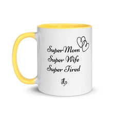 Load image into Gallery viewer, Super Mom Mug with Color Inside
