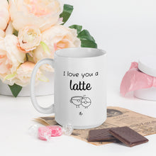 Load image into Gallery viewer, JLAY Valentine’s White Glossy Mug
