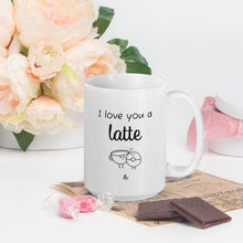 Load image into Gallery viewer, JLAY Valentine’s White Glossy Mug