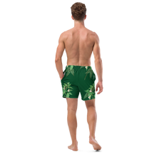 Load image into Gallery viewer, Men's Green Swim Trunks
