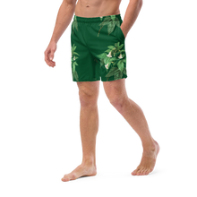 Load image into Gallery viewer, Men's Green Swim Trunks
