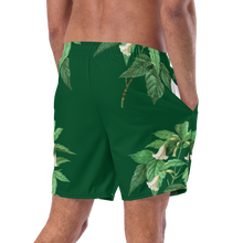 Load image into Gallery viewer, Men's Green Swim Trunks
