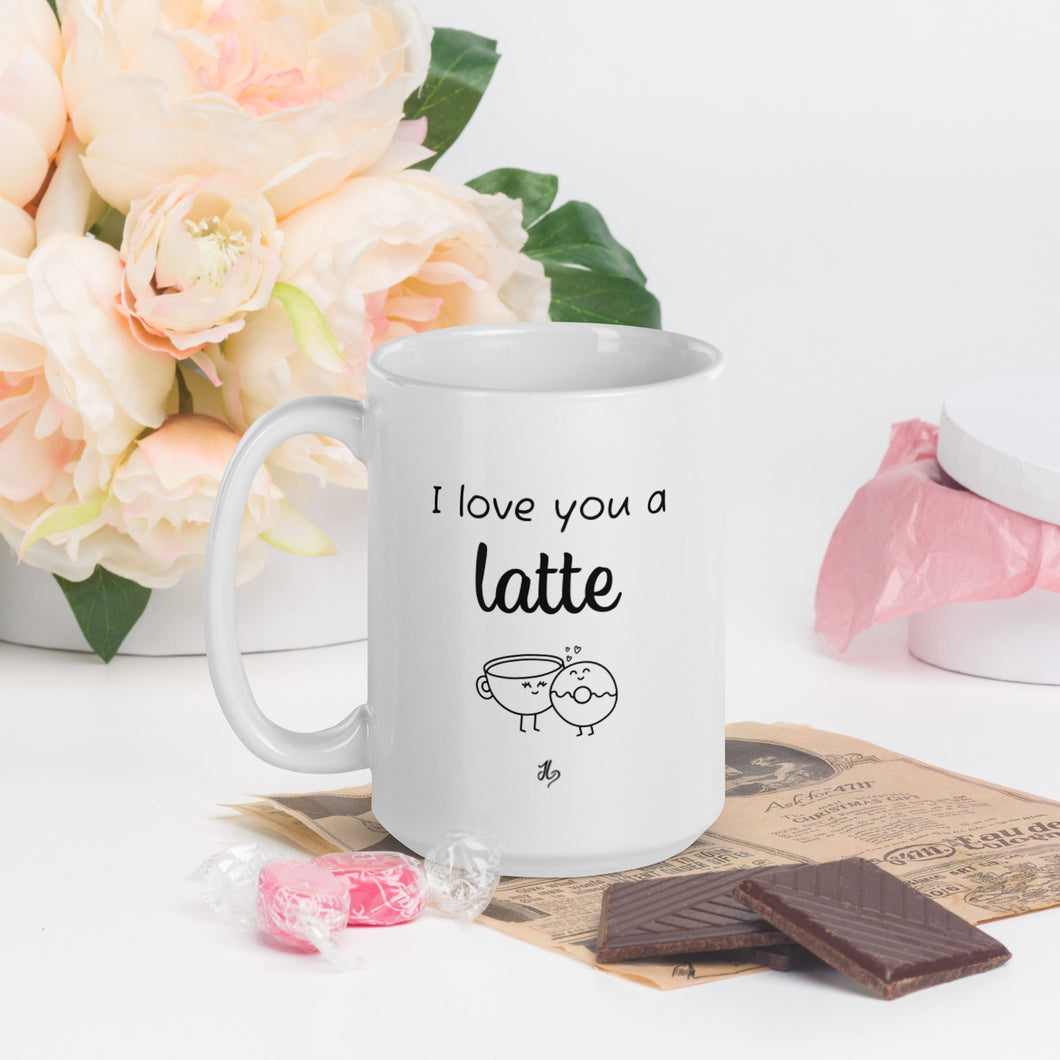 JLAY Valentine’s White Glossy Mug